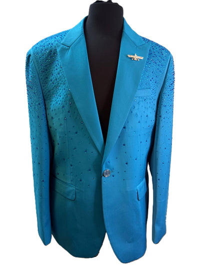 Barabas Crystal Studded Blazer
