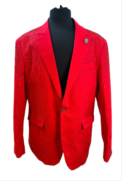 Barabas Crystal Studded Blazer
