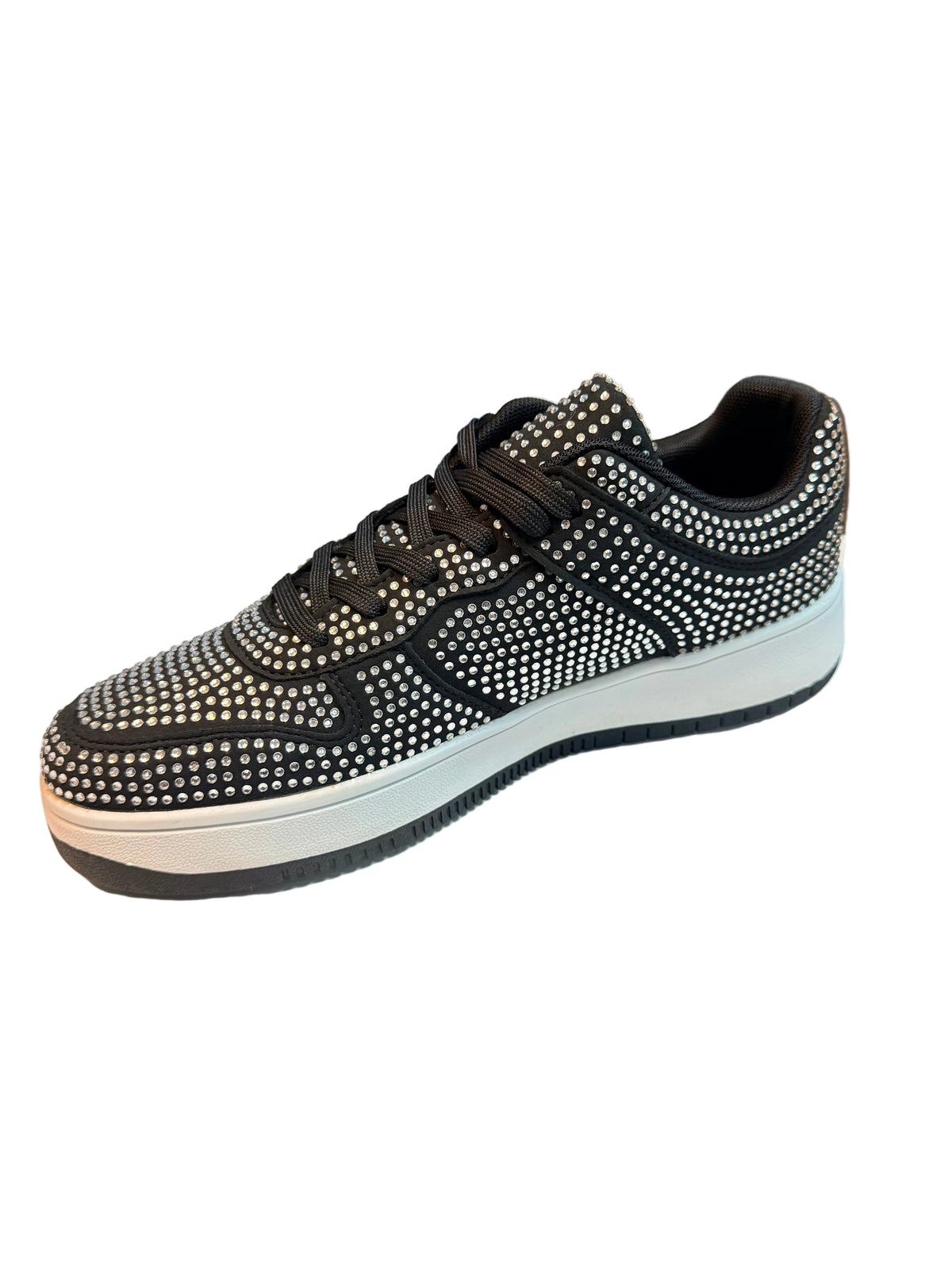 Liliana Rhinestone Embellished Low Sneakers