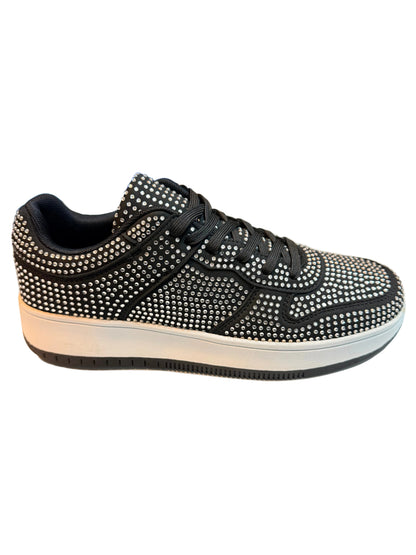 Liliana Rhinestone Embellished Low Sneakers