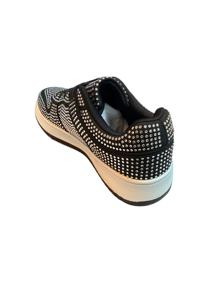 Liliana Rhinestone Embellished Low Sneakers