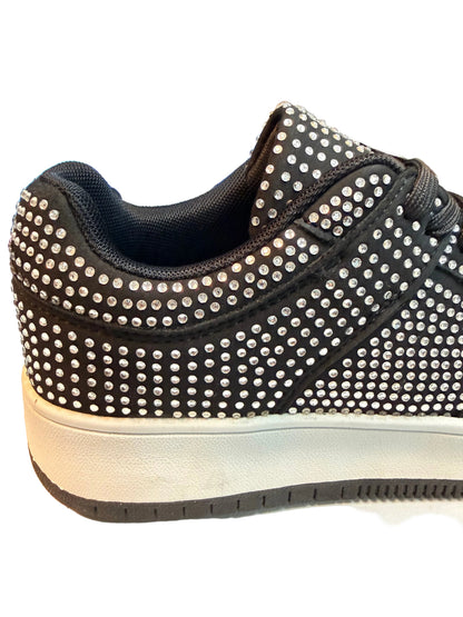 Liliana Rhinestone Embellished Low Sneakers