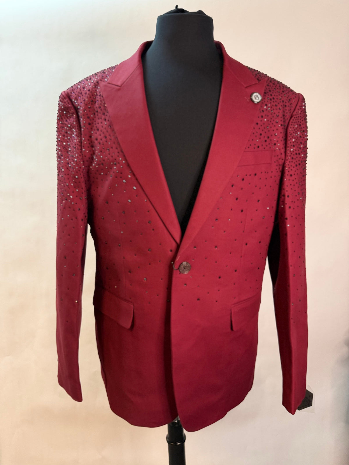 Barabas Crystal Studded Blazer