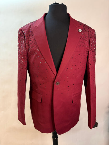 Barabas Crystal Studded Blazer