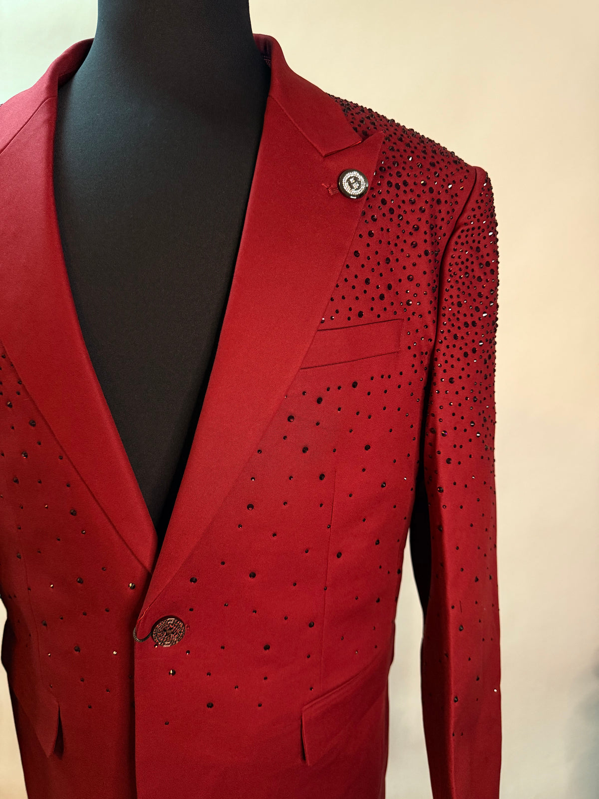 Barabas Crystal Studded Blazer