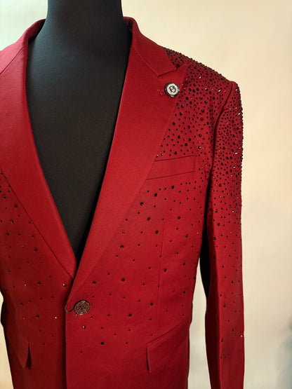 Barabas Crystal Studded Blazer