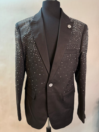 Barabas Crystal Studded Blazer