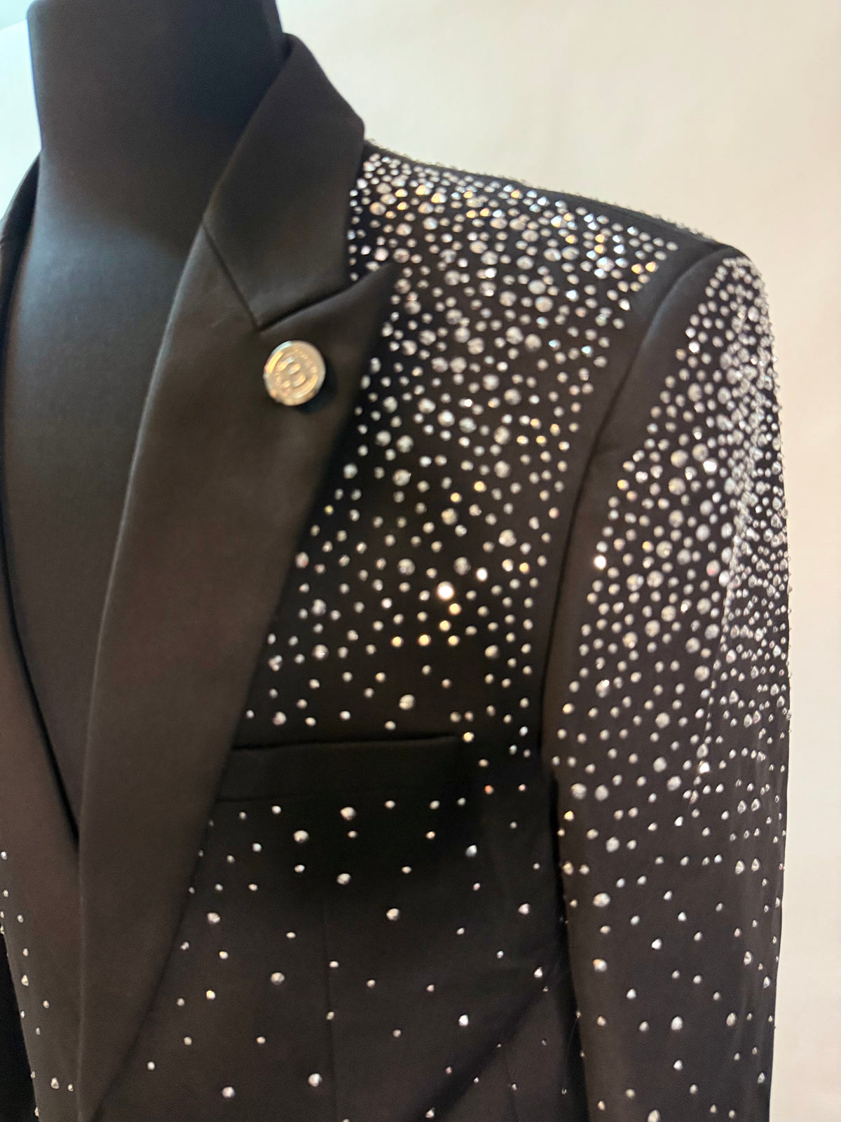 Barabas Crystal Studded Blazer