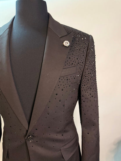 Barabas Crystal Studded Blazer