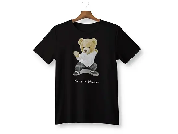 Kung Fu Master Bear Gildan T-Shirt