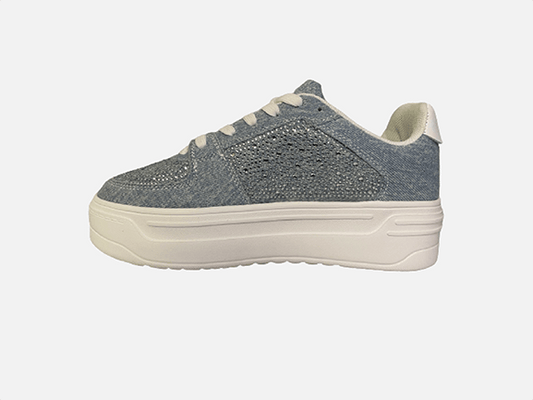 Marsel Rhinestone Lace Up Sneaker