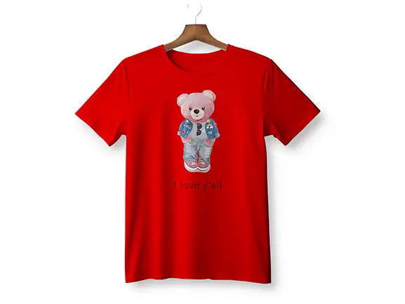 “I Love Y’all” Bear Gildan T-Shirt
