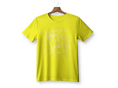 “This Is My Year To Sparkle” Rhinestone T-shirt