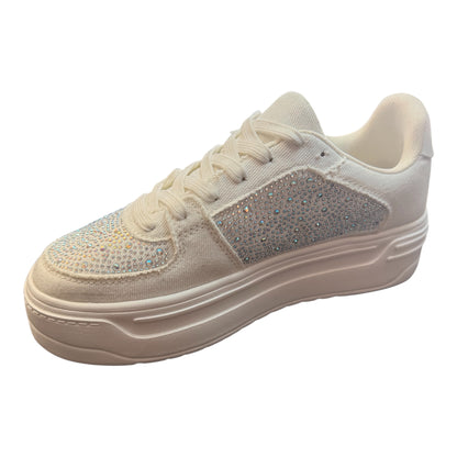 Marsel Rhinestone Lace Up Sneaker