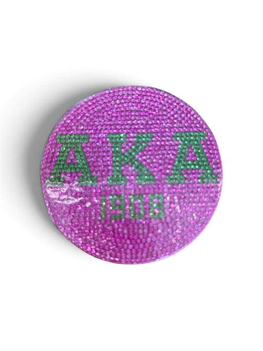 Sorority Compact Mirror - Rhinestone Greek Sorority Mirror