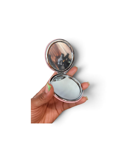 Sorority Compact Mirror - Rhinestone Greek Sorority Mirror