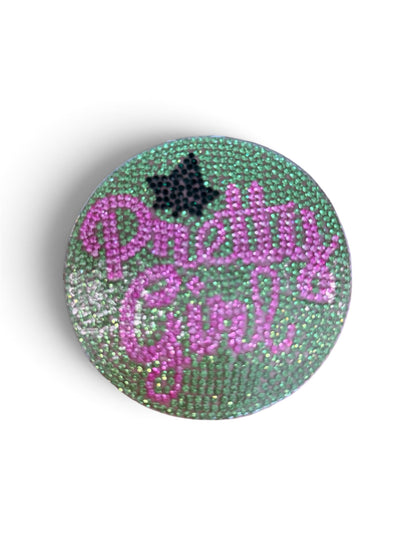 Sorority Compact Mirror - Rhinestone Greek Sorority Mirror