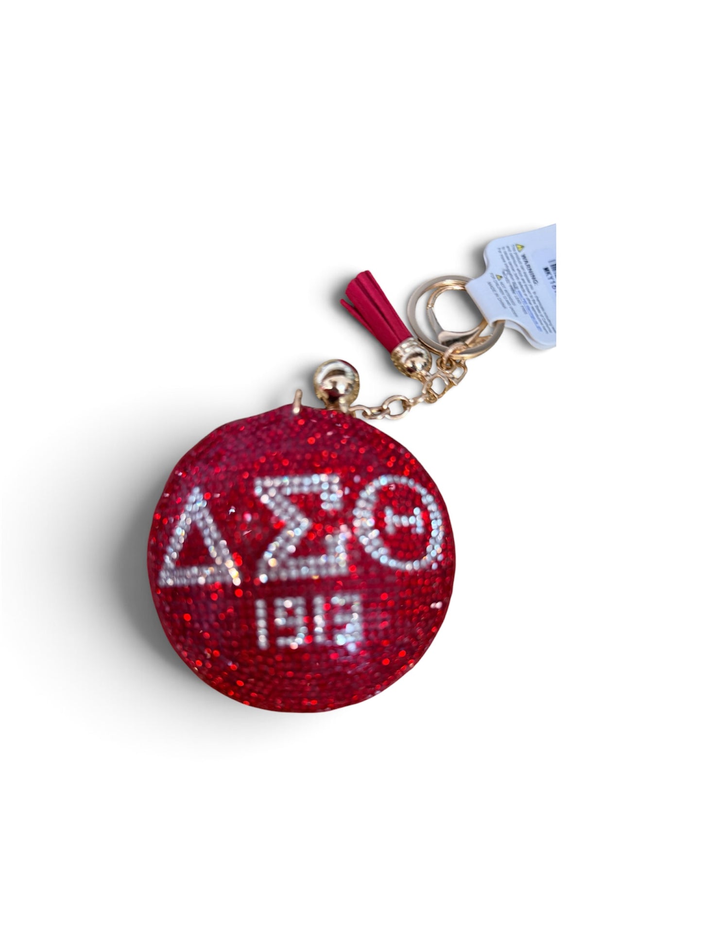 Sorority Rhinestone Keychain- Bling Purse Key Ring