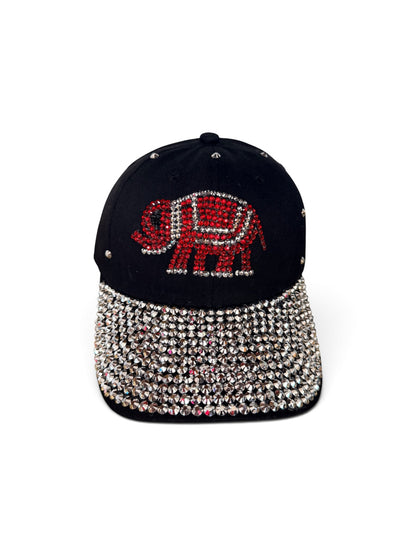 Bling Sorority Rhinestone & Pearl Caps | Greek Letter Hats