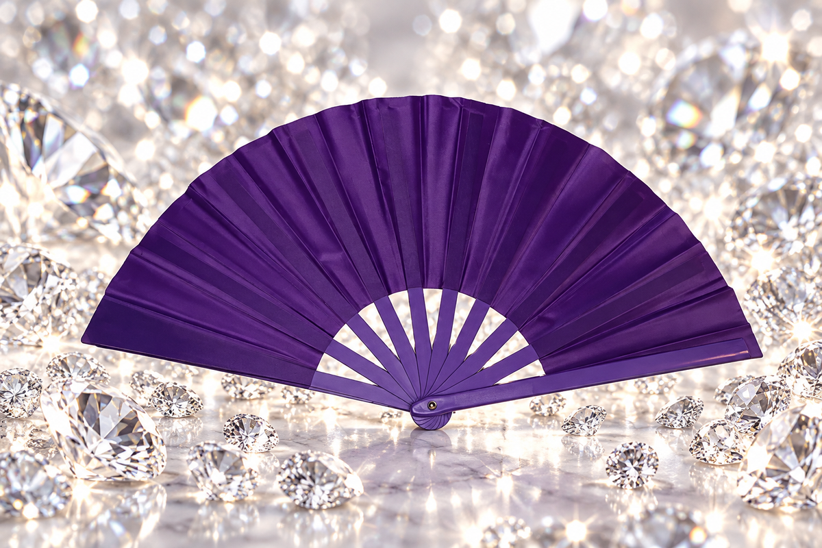Handheld Folding Fans Line Dance Fan