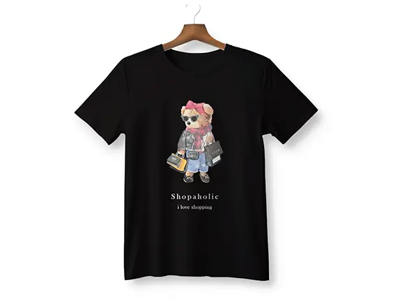 Shop-aholic Bear Gildan T-Shirt