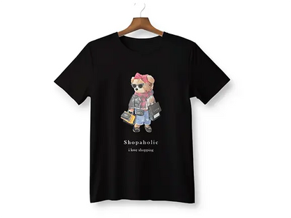 Shop-aholic Bear Gildan T-Shirt