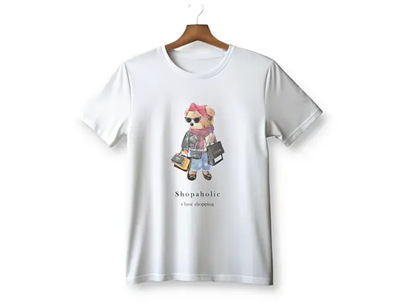 Shop-aholic Bear Gildan T-Shirt