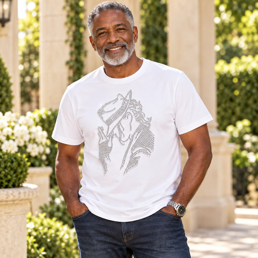 Celebrity Shirts - Celebrity Rhinestone T-Shirt - Michael Jackson Shirt