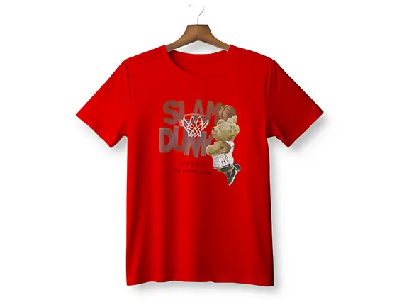 Slam Dunk Bear Gildan T-Shirt
