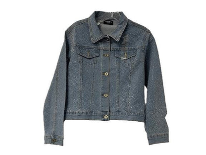 Rhinestone Denim Jacket- Rhine Studs