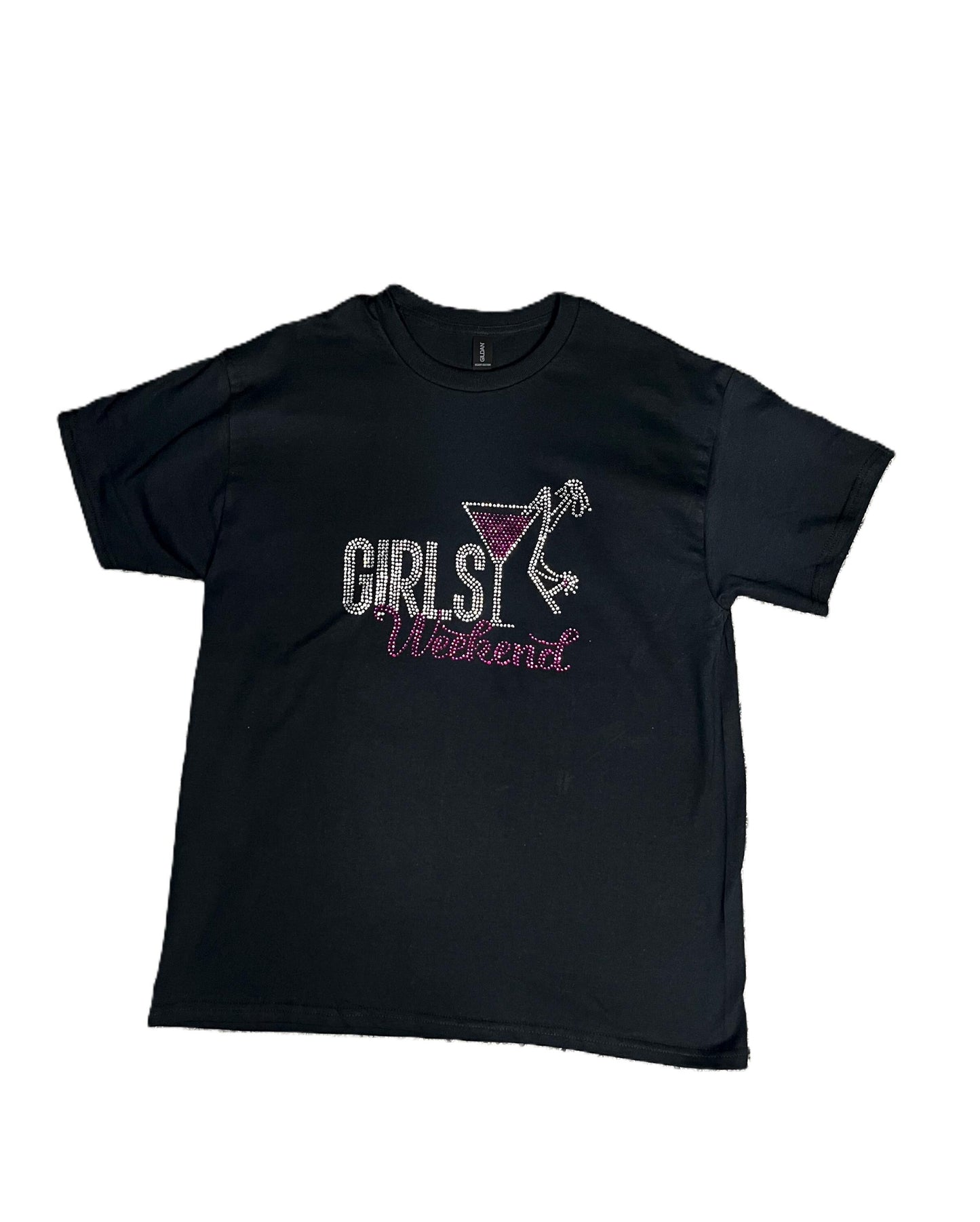 Girls Weekend - Girls Trip Womens Rhinestone Shirt