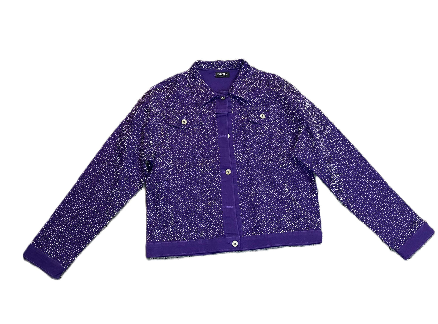 Rhinestone Denim Jacket- Rhine Studs