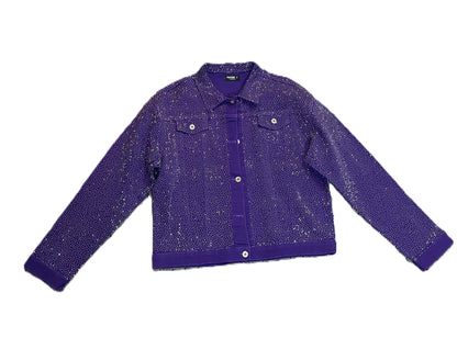 Rhinestone Denim Jacket- Rhine Studs