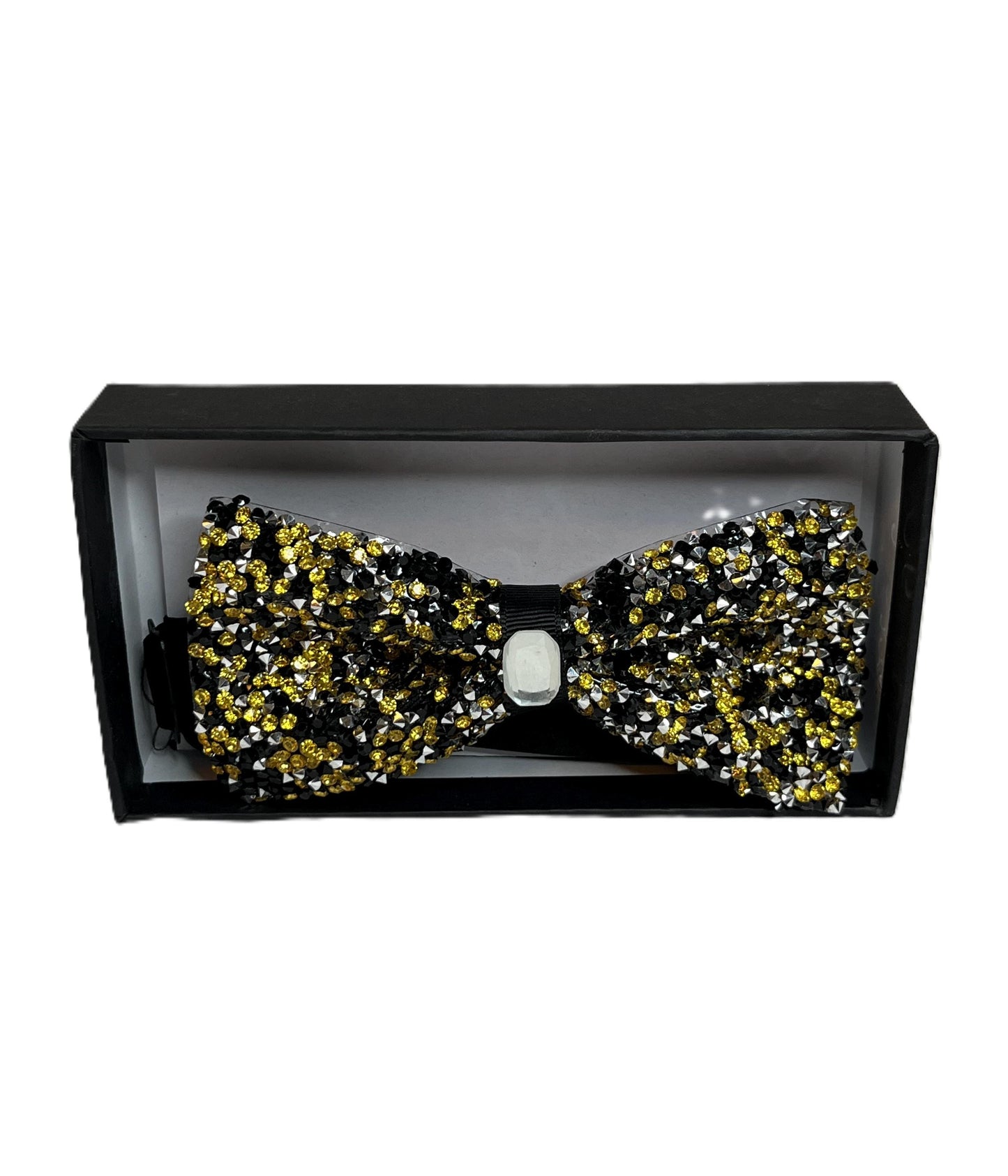Luxury Rhinestone Bow Ties – Multiple Colors | Men's Formal Accessory | Wedding, Prom, Gala, Special Events