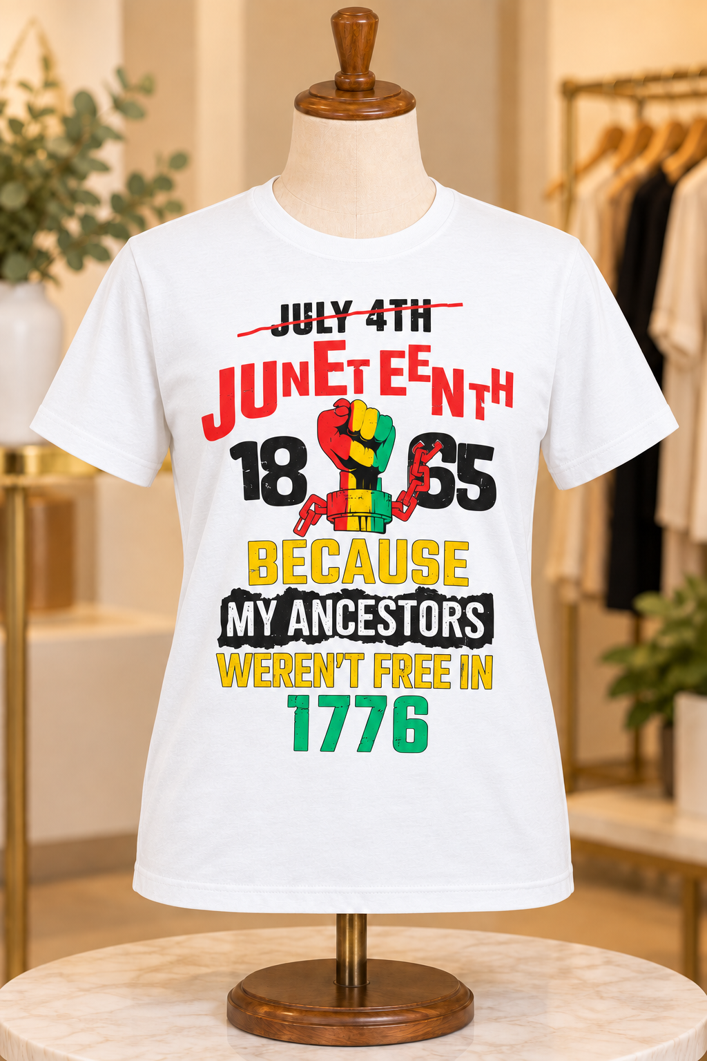 Juneteenth Freedom Graphic T-Shirt