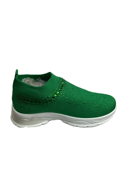 Atalina Sock Slip-on Rhinestone Sneaker