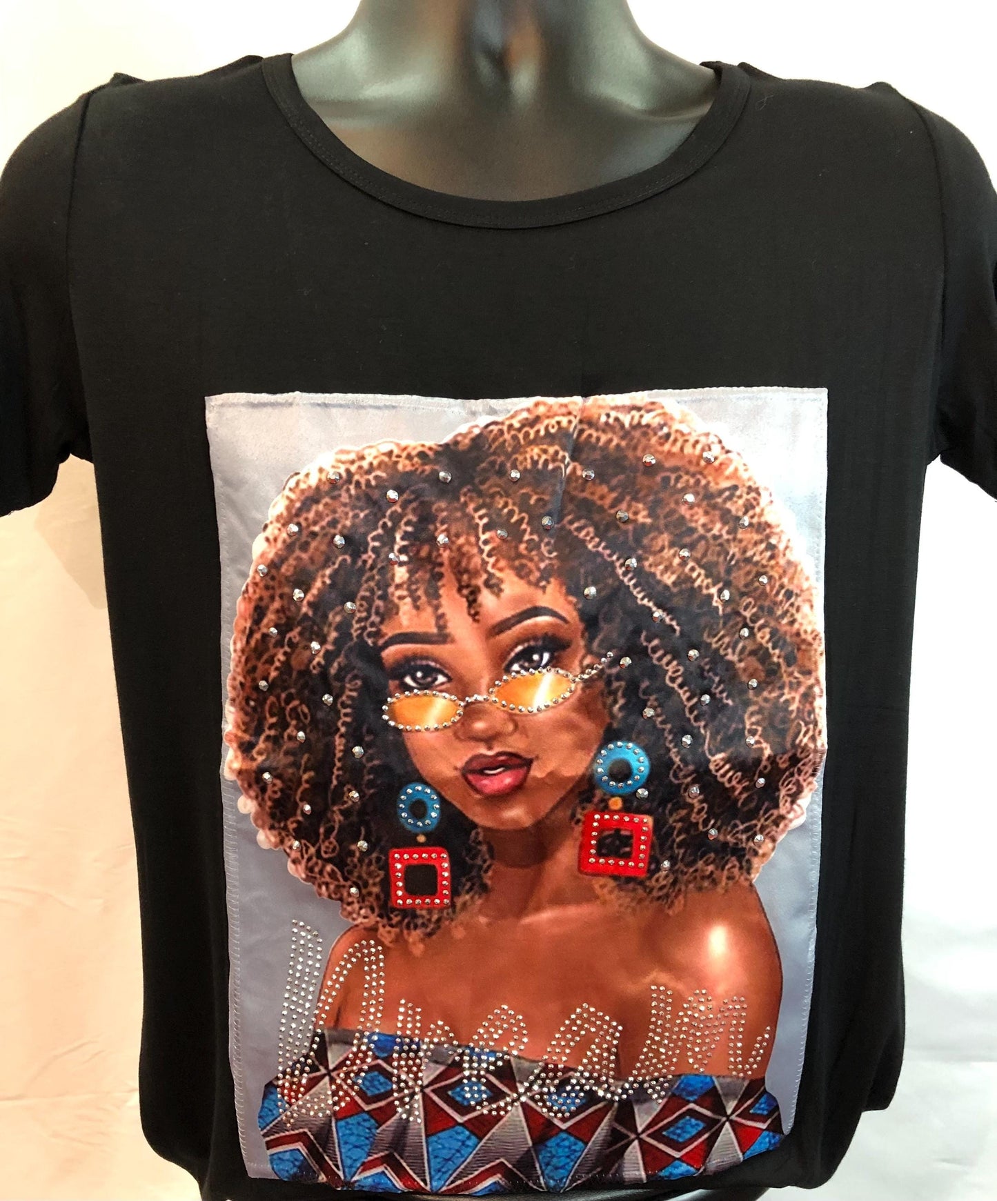 Dream, Sexy, Queen - Rhinestone bling trendy shirts for women