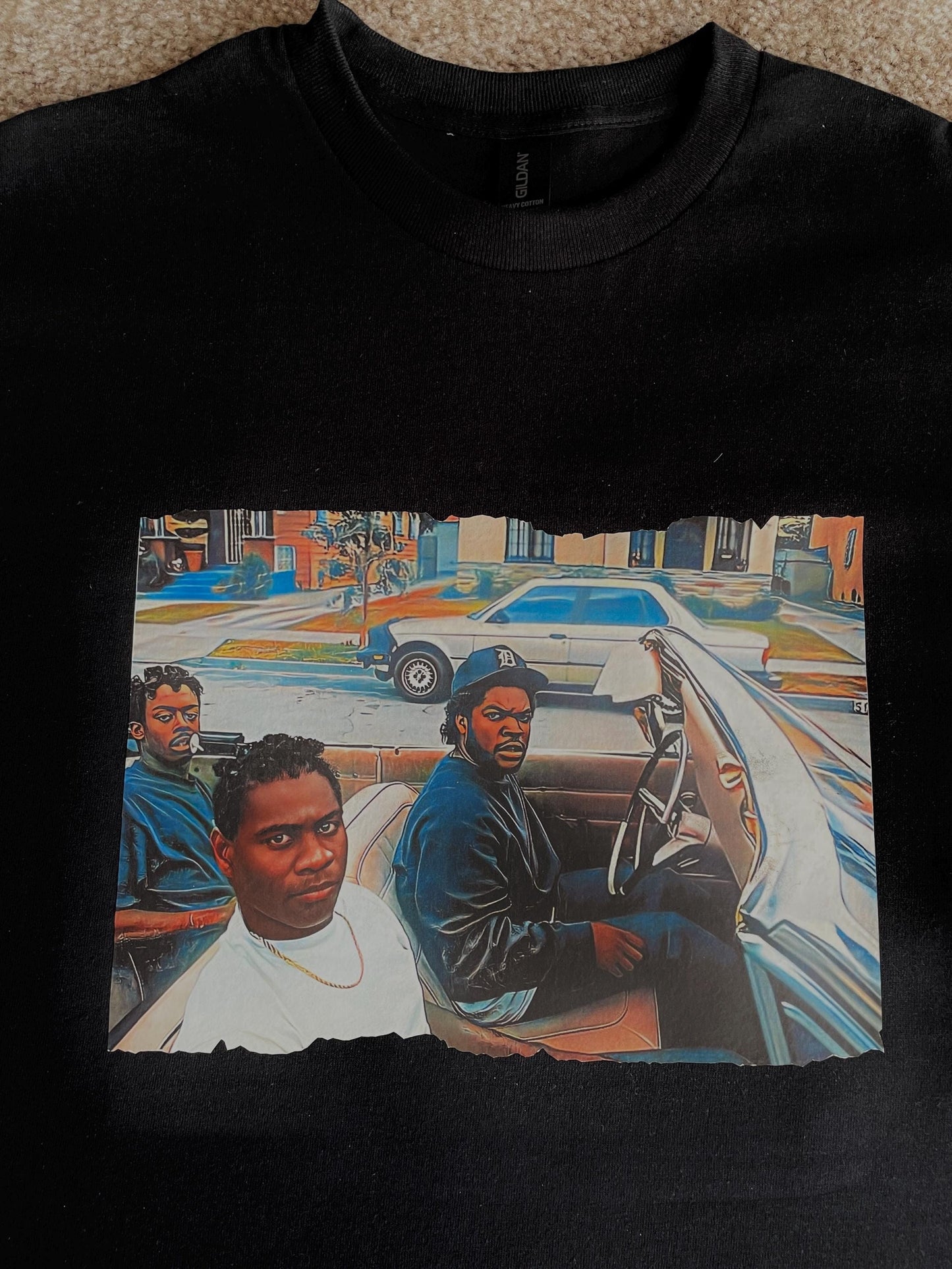 Boys N the Hood Vinyl T Shirt