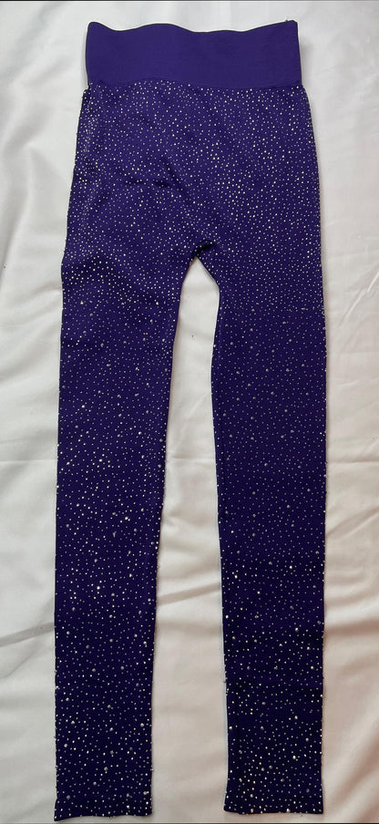 Leggings - Rhinestone Designed Leggings