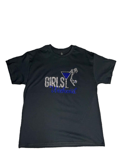 Girls Weekend - Girls Trip Womens Rhinestone Shirt