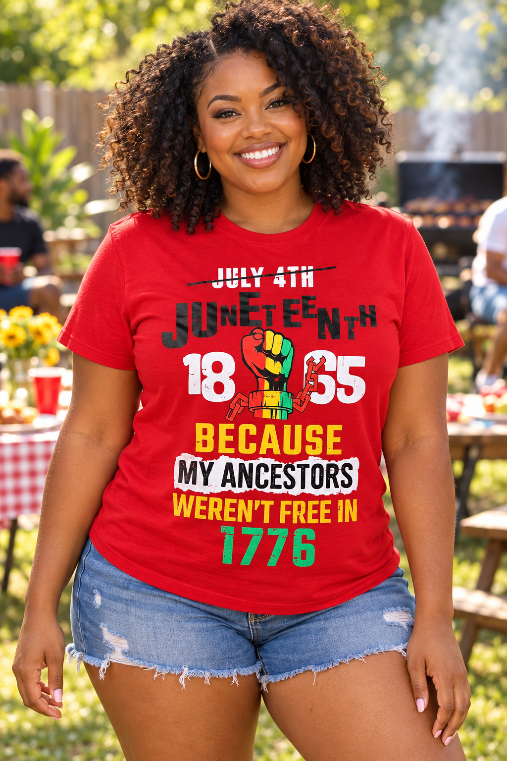 Juneteenth Freedom Graphic T-Shirt