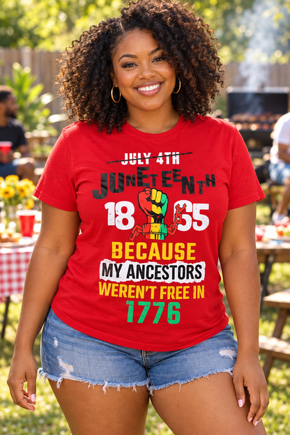 Juneteenth Freedom Graphic T-Shirt
