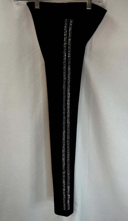 Black Leggings - Rhinestone Leggings