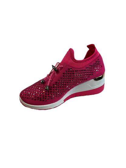 Atalina Rhinestone Sneaker - Bling Sneakers