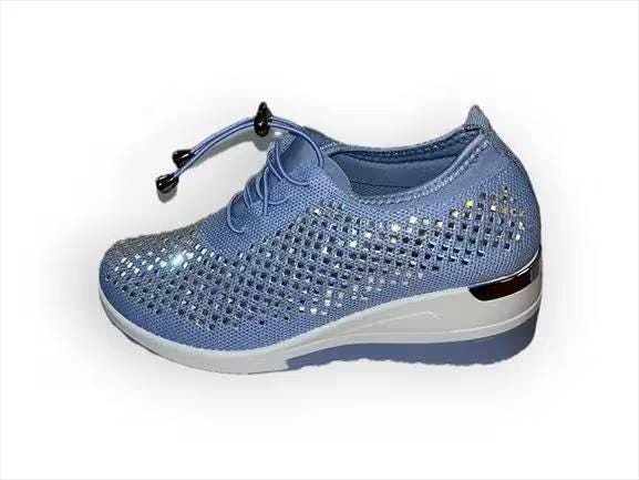 Atalina Rhinestone Sneaker - Bling Sneakers