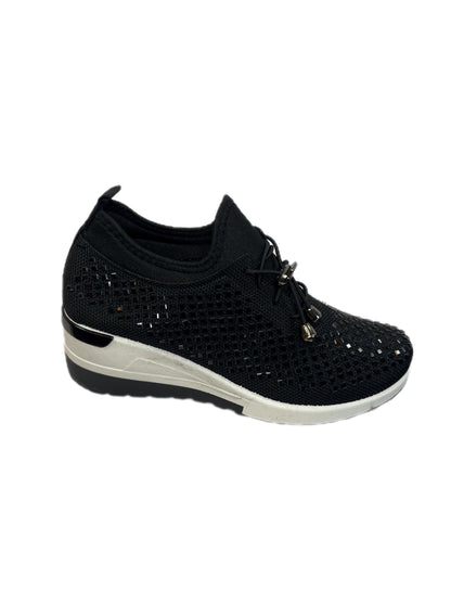 Atalina Rhinestone Sneaker - Bling Sneakers