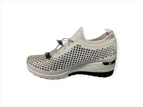 Atalina Rhinestone Sneaker - Bling Sneakers