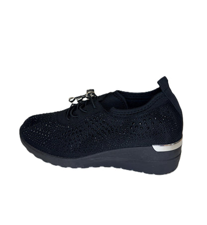 Atalina Rhinestone Sneaker - Bling Sneakers
