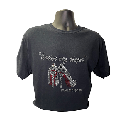 Gildan Order My Steps: Psalm 119:133 Religious T-Shirt