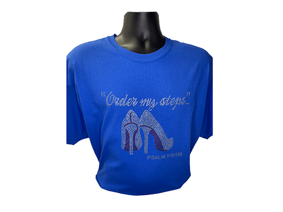 Gildan Order My Steps: Psalm 119:133 Religious T-Shirt